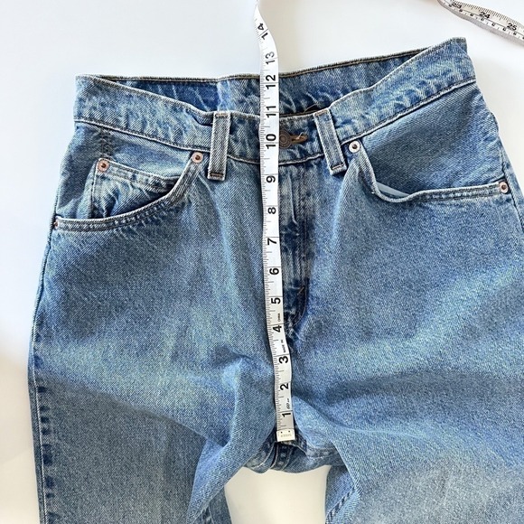 Vintage Levi's 90s‎ High Waisted Relaxed Fit Tapered Leg ORANGE TAB - size 7 - Picture 6 of 12